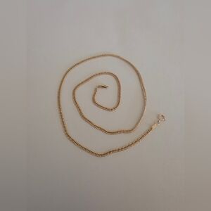 18K Gold Japan Style Chain 17.75"long